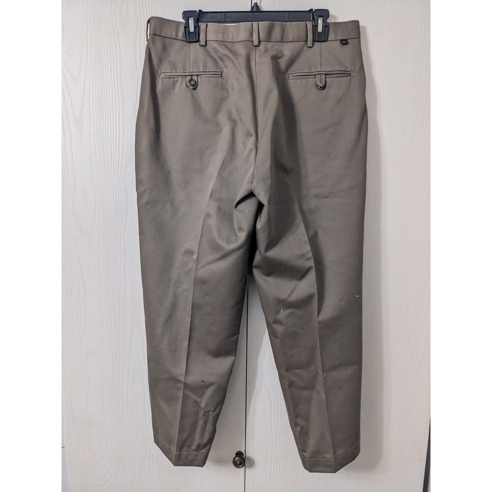 DOCKERS Men's Brown Taupe Button Closer Belt Loop Dress Pant Size 34 - Picture 2 of 4